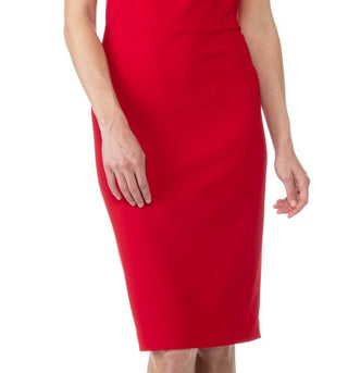 Vestido tubinho ombro a ombro Calvin Klein feminino, tamanho médio, vermelho, tamanho 14