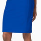 Vestido Calvin Klein Feminino Scuba Crepe com Costura Azul Tamanho 4
