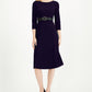 Vestido midi com cinto Calvin Klein feminino azul tamanho 6