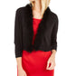 Calvin Klein Casaco Feminino com Acabamento em Pena Preto Tamanho P
