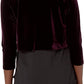 Calvin Klein feminino veludo strass shrug roxo tamanho grande