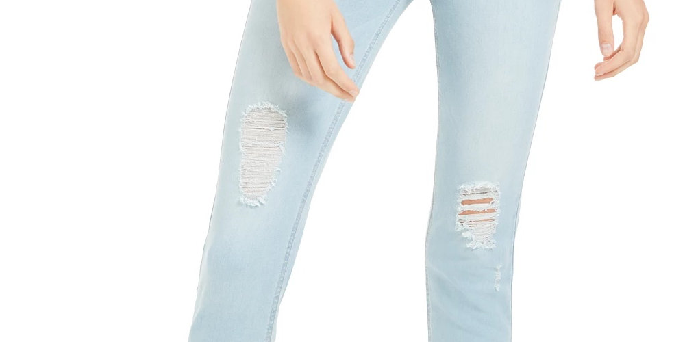 Calça jeans skinny feminina rosa celebridade, cintura alta, turquesa/azul, tamanho 7
