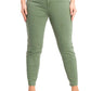 Calça jeans skinny de cintura alta para jovens da Celebrity Pink, tamanho 5, verde
