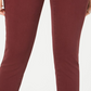 Calça jeans skinny rosa júnior da Celebrity, vermelha escura, tamanho 5