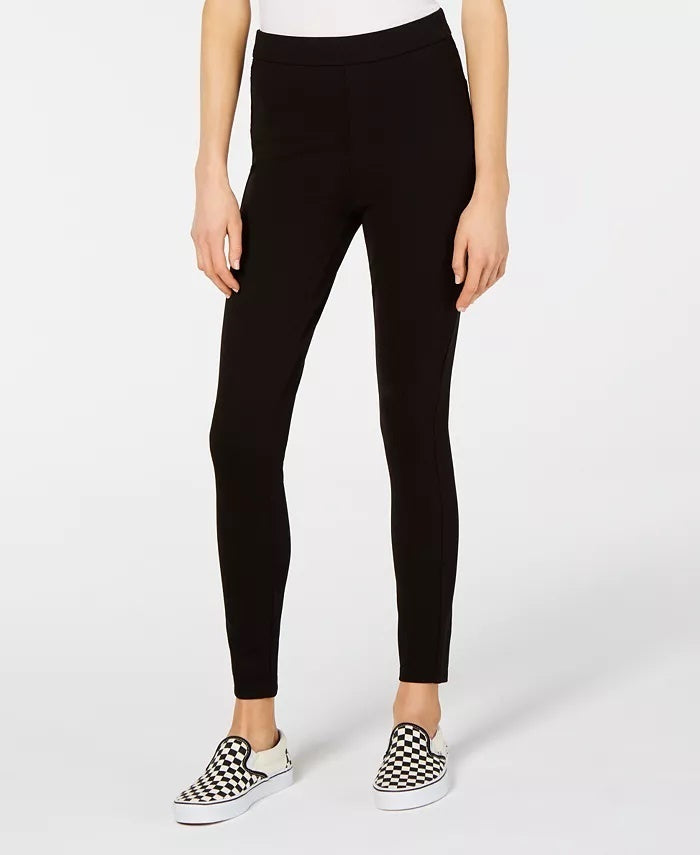 Calça Skinny Ponte Celebrity Pink Junior's High Rise Preta Tamanho P