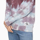 Calvin Klein Moletom Feminino High Tide Tie-Dyed Roxo Tamanho Médio