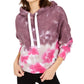 Calvin Klein High Tide Tie-Dyed Cropped Hoodie Feminino Rosa Tamanho P