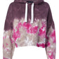 Calvin Klein Moletom Cropped High Tide Tie-Dyed Feminino Rosa Tamanho X-G
