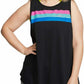 Camiseta regata Nike Plus Sportswear feminina com estampa gráfica de algodão, preta, tamanho 2X