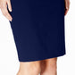 Calvin Klein Saia Lápis Feminina Pequena Azul Tamanho 14 P