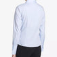 Camisa Calvin Klein Feminina Petite Cotton com Botões Frontais Azul Tamanho 8 P