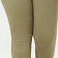 Calça jeans skinny plus size feminina rosa celebridade, verde, tamanho 20W
