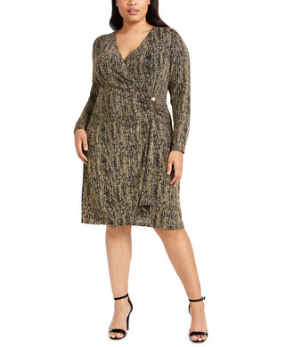 Vestido tubinho plus size Calvin Klein feminino preto tamanho 14W