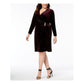 Vestido tubinho de veludo plus size Calvin Klein feminino roxo tamanho 14W