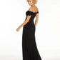 Vestido de festa feminino sem mangas franzido esmeralda sundae, tamanho médio, preto