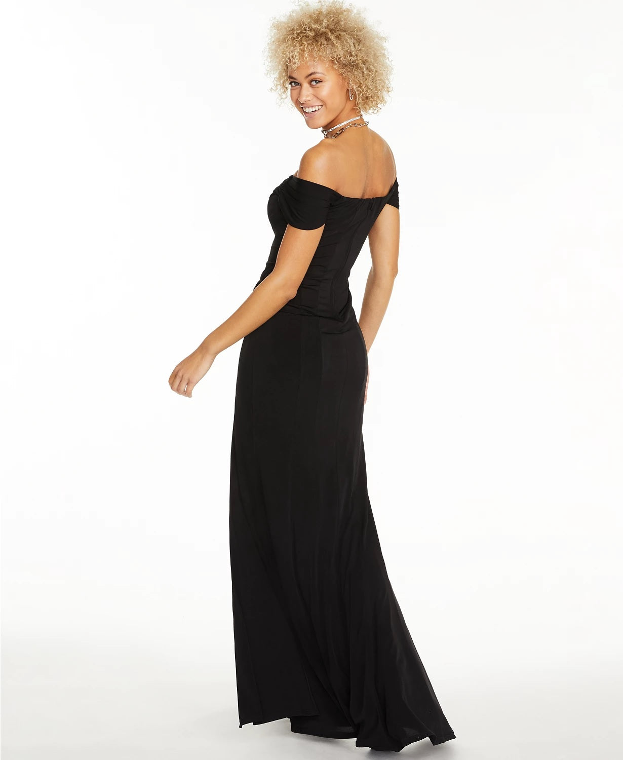 Vestido de festa feminino sem mangas franzido esmeralda sundae, tamanho médio, preto