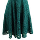 Vestido sem mangas com ajuste e abertura nas costas, verde, tamanho extra pequeno, para juniores sem mangas