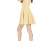 Vestido de renda evasê Speechless Juniors, amarelo, tamanho 9