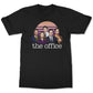 Camiseta gráfica masculina The Office Retro Sun Cast, preta, tamanho grande
