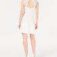 Vestido feminino 19 Cooper com decote em A e costas abertas, tamanho extra grande, branco