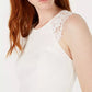 Vestido feminino 19 Cooper com decote em A e costas abertas, tamanho extra grande, branco