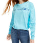 Camiseta feminina Frozen da Disney Juniors, azul, tamanho extra grande