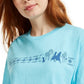 Camiseta feminina Frozen da Disney Juniors, azul, tamanho extra grande
