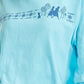 Camiseta feminina Frozen da Disney Juniors, azul, tamanho extra grande