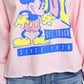Camiseta estampada de manga comprida Mickey Mouse Tough da Disney Juniors, rosa, tamanho médio