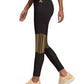 Legging Adidas Glam Colorblocked Feminina Preta Tamanho P