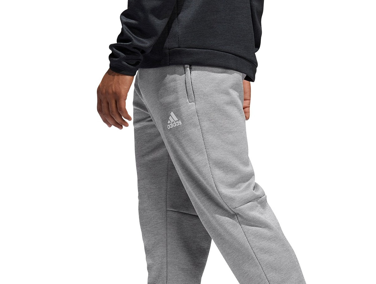 Calça de moletom Adidas Team Issue Fleece 3-Stripes Masculina Cinza Tamanho Médio