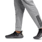 Calça de moletom Adidas Team Issue Fleece 3-Stripes Masculina Cinza Tamanho Médio