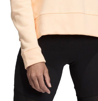 Moletom Adidas Glam-Logo Feminino Laranja Tamanho P