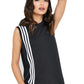 Camiseta regata Nike Must Have 3-Stripes feminina, preta, tamanho extra pequeno