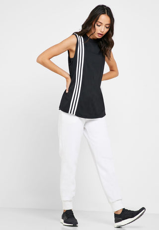 Camiseta regata Nike Must Have 3-Stripes feminina, preta, tamanho extra pequeno