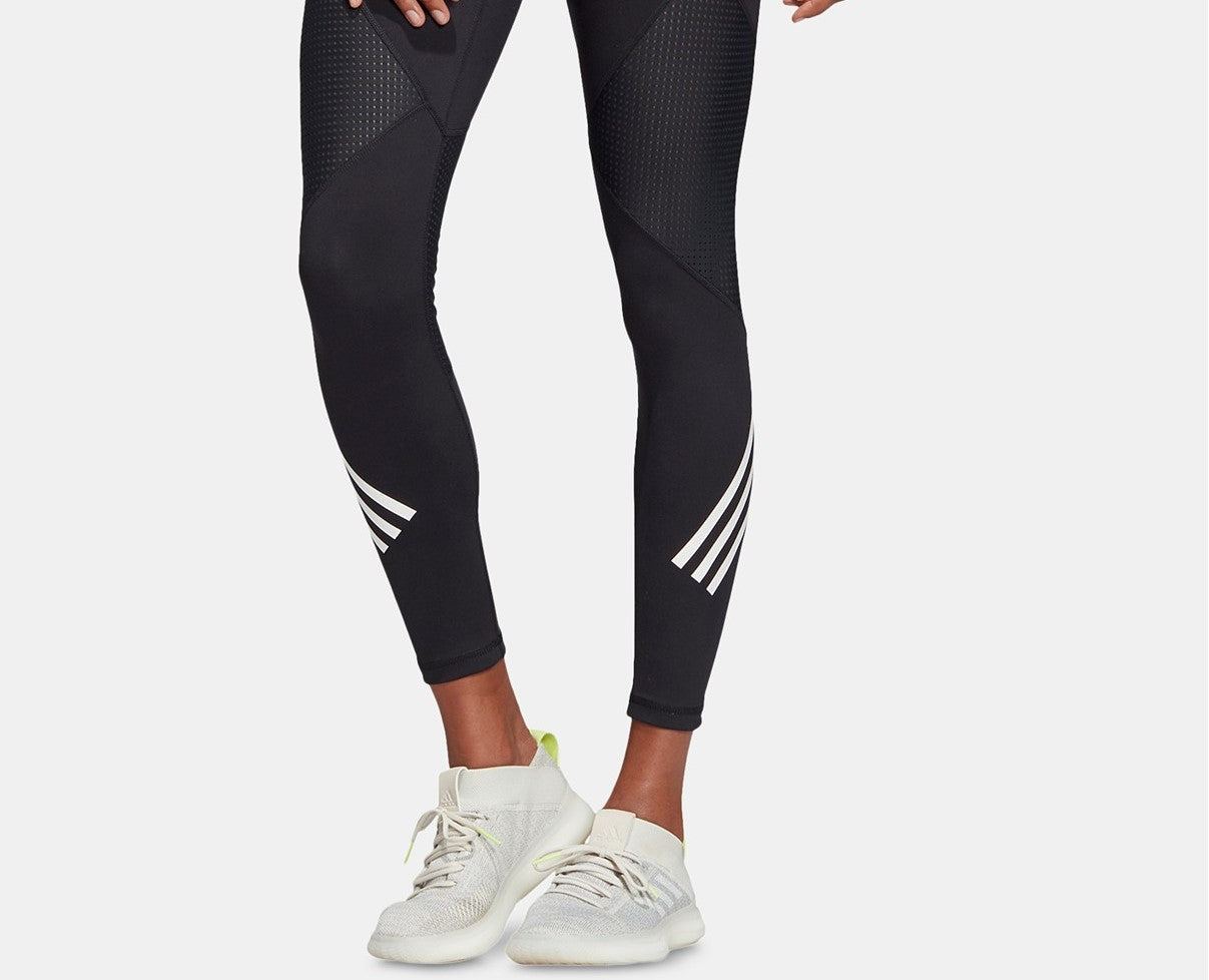 Calça legging Adidas Believe This cintura alta 3 listras preta