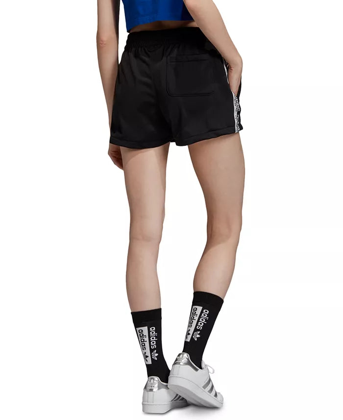 Shorts Adidas Originals Logo Tape Feminino Preto Tamanho Extra Grande