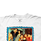 Camiseta masculina com estampa Friends Frame, branca, tamanho XXG