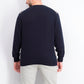 Suéter masculino Fair Isle à prova de intempéries, azul-marinho, tamanho 2, extra grande