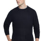 Suéter listrado masculino vintage à prova de intempéries, macio e com toque macio, preto, tamanho XX-G