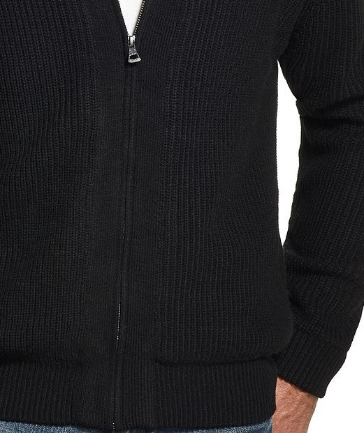 Swacket masculino vintage à prova de intempéries com zíper completo e remendos de camurça, preto, tamanho 3 extra grande