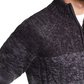 Suéter masculino vintage ombré com zíper de um quarto, à prova de intempéries, tamanho médio, azul-marinho