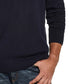 Suéter masculino vintage à prova de intempéries com estampa de floco de neve, azul marinho, tamanho XXX grande