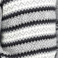 Suéter de esqui Fair Isle vintage masculino à prova de intempéries, preto, tamanho extragrande