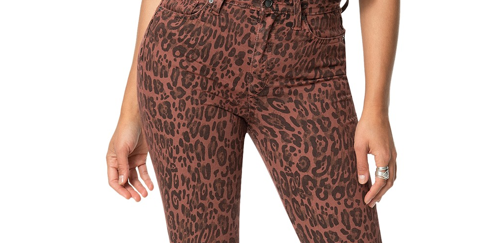 Calça jeans skinny feminina Joe's Jeans The Charlie cintura alta marrom tamanho 29