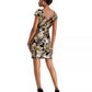 Vestido Guess Feminino Veludo Lantejoulas Preto Tamanho 2