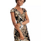 Vestido Guess Feminino Veludo Lantejoulas Preto Tamanho 2