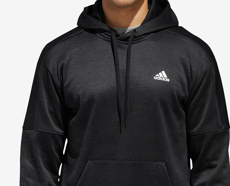 Moletom com capuz Adidas Team Issue Fleece Masculino Preto Tamanho Médio