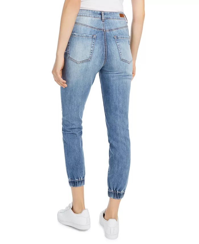 Calça jeans rasgada Dollhouse Juniors, tamanho 5, azul