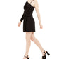 Vestido justo de um ombro só Teeze Me Junior, preto, tamanho 3